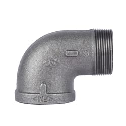 STZ Industries 1-1/4 in. MIP each X 1-1/4 in. D FIP Black Malleable Iron 90 Degree Street Elbow