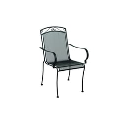 Living Accents Winston Black Steel Frame Dining Chair