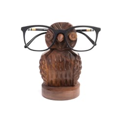 Matr Boomie Owl Eye Glass Holder Wood 1 pk