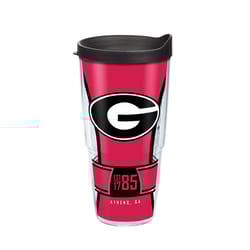 Tervis Collegiate 24 oz Multicolored BPA Free Georgia Bulldogs Spirit Tumbler with Lid