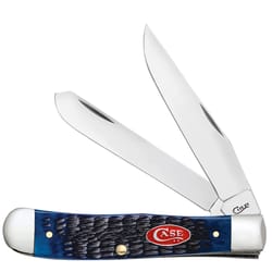 Case Blue Stainless Steel 5 in. Trapper Knife
