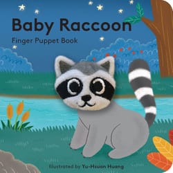 Chronicle Books Baby Raccoon Finger Puppet Board Book