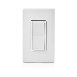 Leviton Decora 15 amps WiFi Smart Smart-Enabled Switch White 1 pk