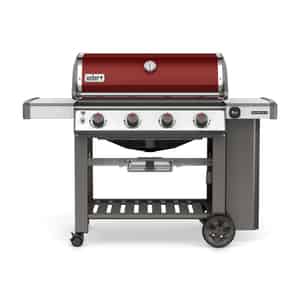 Weber  Genesis II SE-410  4 burners Propane  Grill  Crimson  48000 BTU 