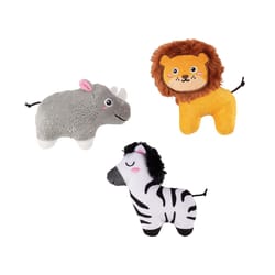 Pet Shop By Fringe Studio Multicolored Plush Meet Me At The Zoo Dog Toy