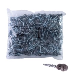 HILLMAN Power Pro No. 10 Ga. X 1.5 in. L Hex Drive Washer Head Coarse Roofing Screws