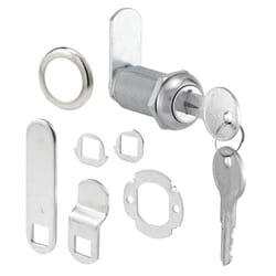 Prime-Line Defender Security Chrome Silver Stainless Steel Cabinet/Drawer Lock