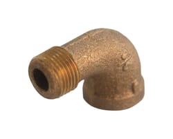 JMF Company 3/4 in. FPT 3/4 in. D MPT Red Brass 90 Degree Street Elbow
