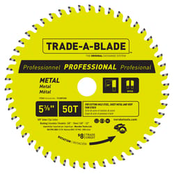 Trade A Blade 5-3/8 in. D X 5/8 in. Carbide Tipped Metal Saw Blade 50 teeth 1 pk