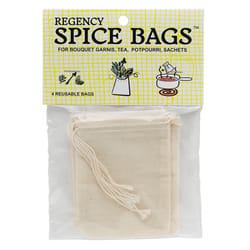 Harold Import Regency White Cotton Spice Bags