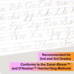 Bazic Products 8 in. W X 10-1/2 in. L Cursive Writing Pad 50 sheet