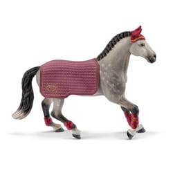 Schleich Horse Club Trakehner Mare Riding Tournament Toy Multicolored