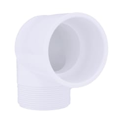 Charlotte Pipe 2 in. Slip X 2 in. D MPT PVC Street Elbow 1 pk