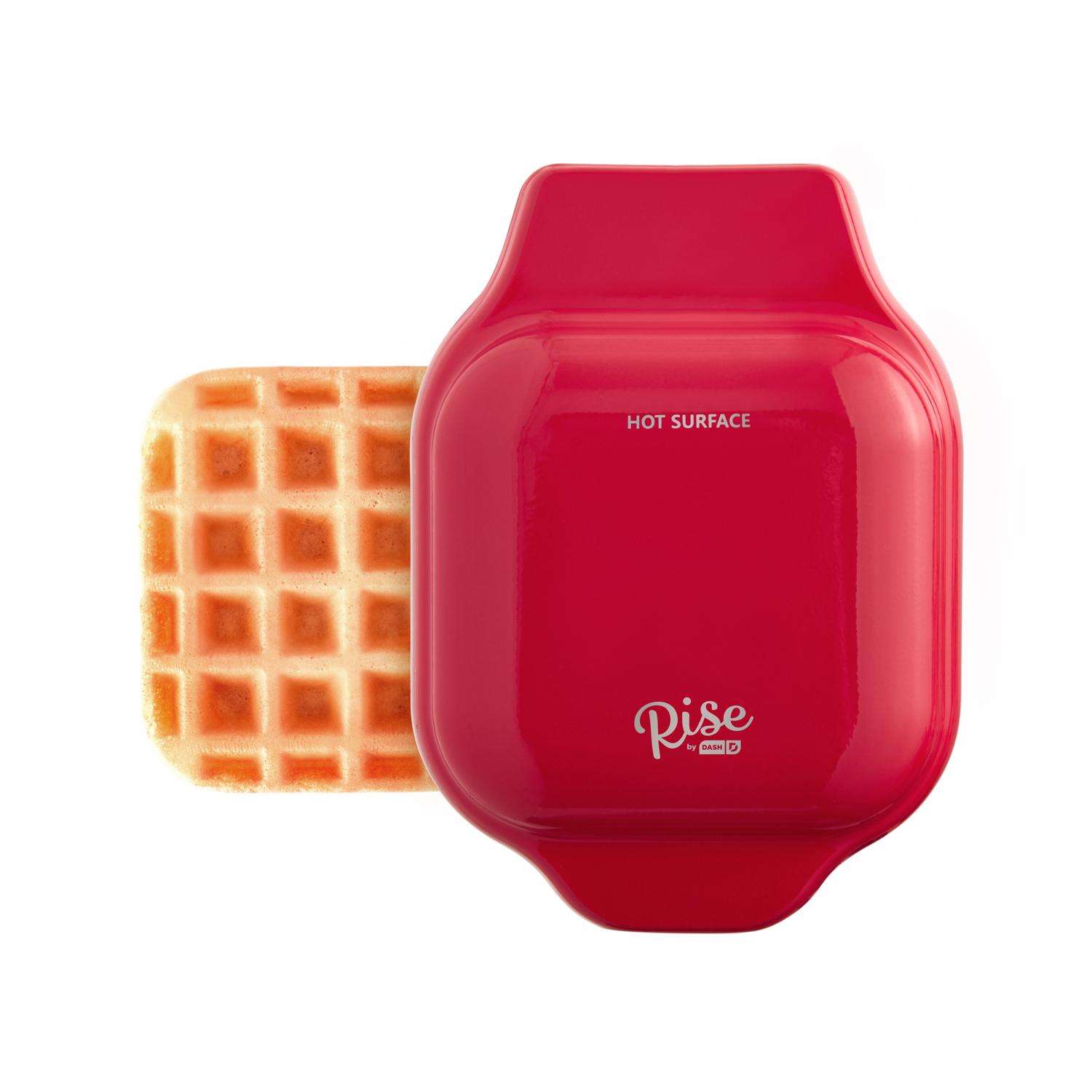 Rise by Dash 1 waffle Red Plastic Waffle Maker Ace Hardware