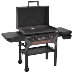 Blackstone 2 Burner Liquid Propane Outdoor Griddle with Hood Black