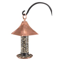 Good Directions Palazzo Wild Bird and Finch 1.3 lb Copper Pagoda Bird Feeder 1 ports