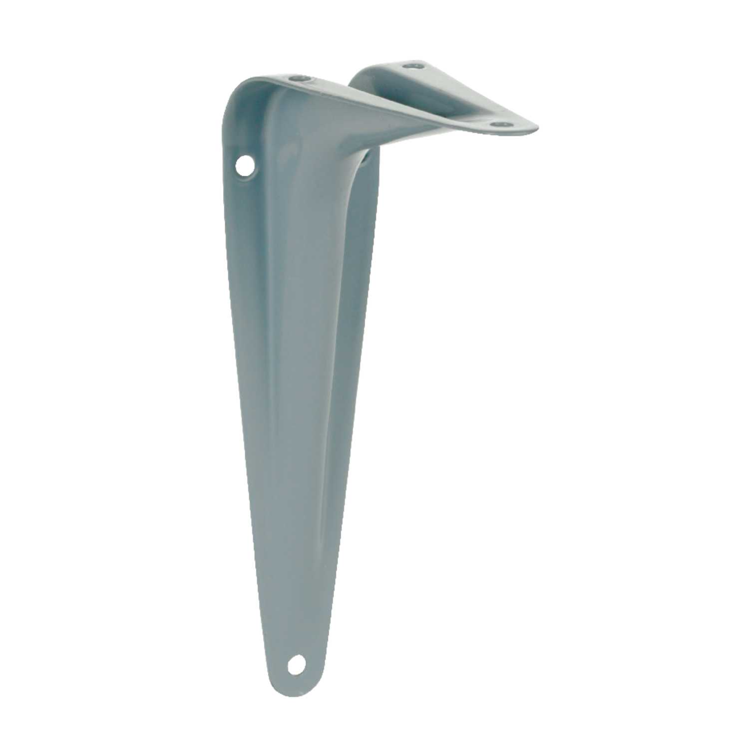 Ace Gray Steel Shelf Bracket 18 Ga. 4 in. L 100 lb. Ace Hardware