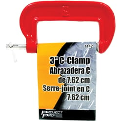 Performance Tool Project Pro 3 in. X 2 in. D Heavy Duty C-Clamp 1 pc