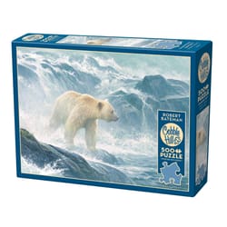 Cobble Hill Salmon Watch - Spirit Bear Jigsaw Puzzle Cardboard 500 pc