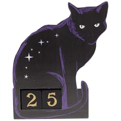 Dyno 9 in. Cat Calender Halloween Decor