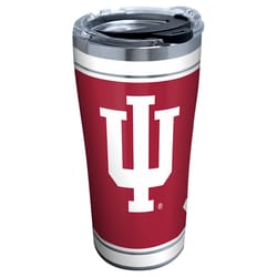 Tervis Collegiate 20 oz Indiana Hoosiers Multicolored BPA Free Tumbler with Lid