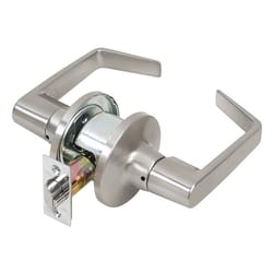 Tell Cortland Satin Chrome Passage Lockset 2 in.