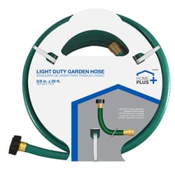 Home Plus 5/8 in. D X 25 ft. L Light Duty Garden Hose