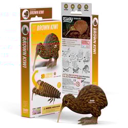 Safari Ltd. Eugy Brown Kiwi 3D Puzzle Brown