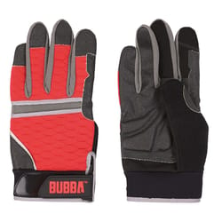 Bubba XL Neoprene Red Fishing Gloves