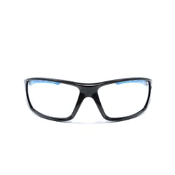 General Electric 04 Series Anti-Fog Impact-Resistant Safety Glasses Clear Lens Black/Blue Frame 1 pk