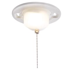 ETI 1.76 in. H X 4.72 in. W X 4.72 in. L White Ceiling Light