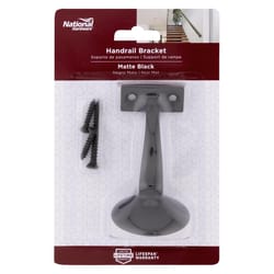 National Hardware Black Zinc Die-Cast Handrail Bracket