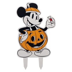 Open Road Brands Disney 0 ct 22 in. Mickey Mouse Jack-O-Lantern Yard Stake