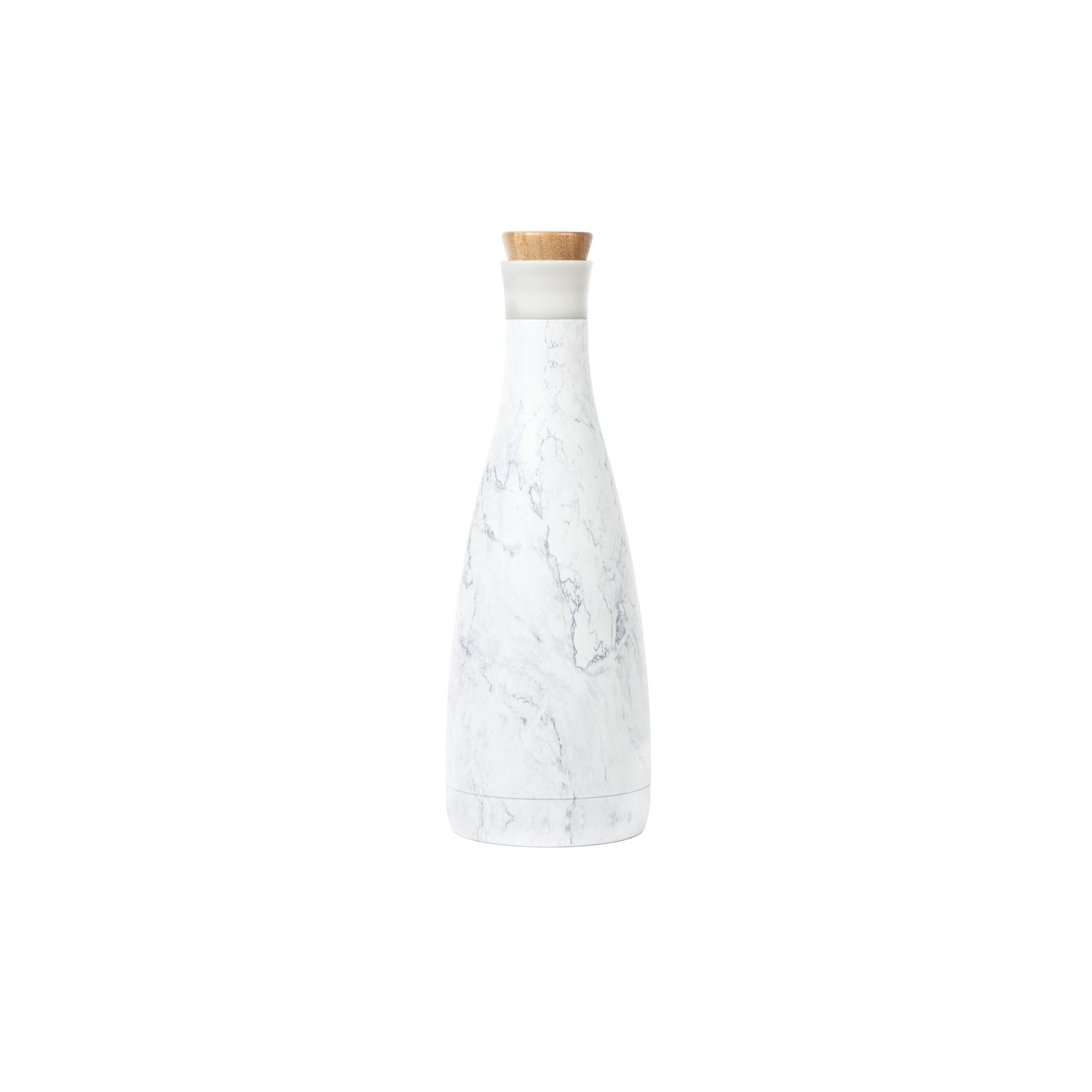 Manna 50 oz Black/White Insulated Carafe Marble/Stainless Steel Sansujyuku sansujyuku.com