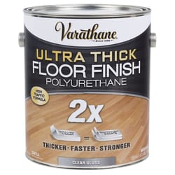 Varathane Transparent Gloss Clear Water-Based Acrylic Urethane Floor Finish 1 gal