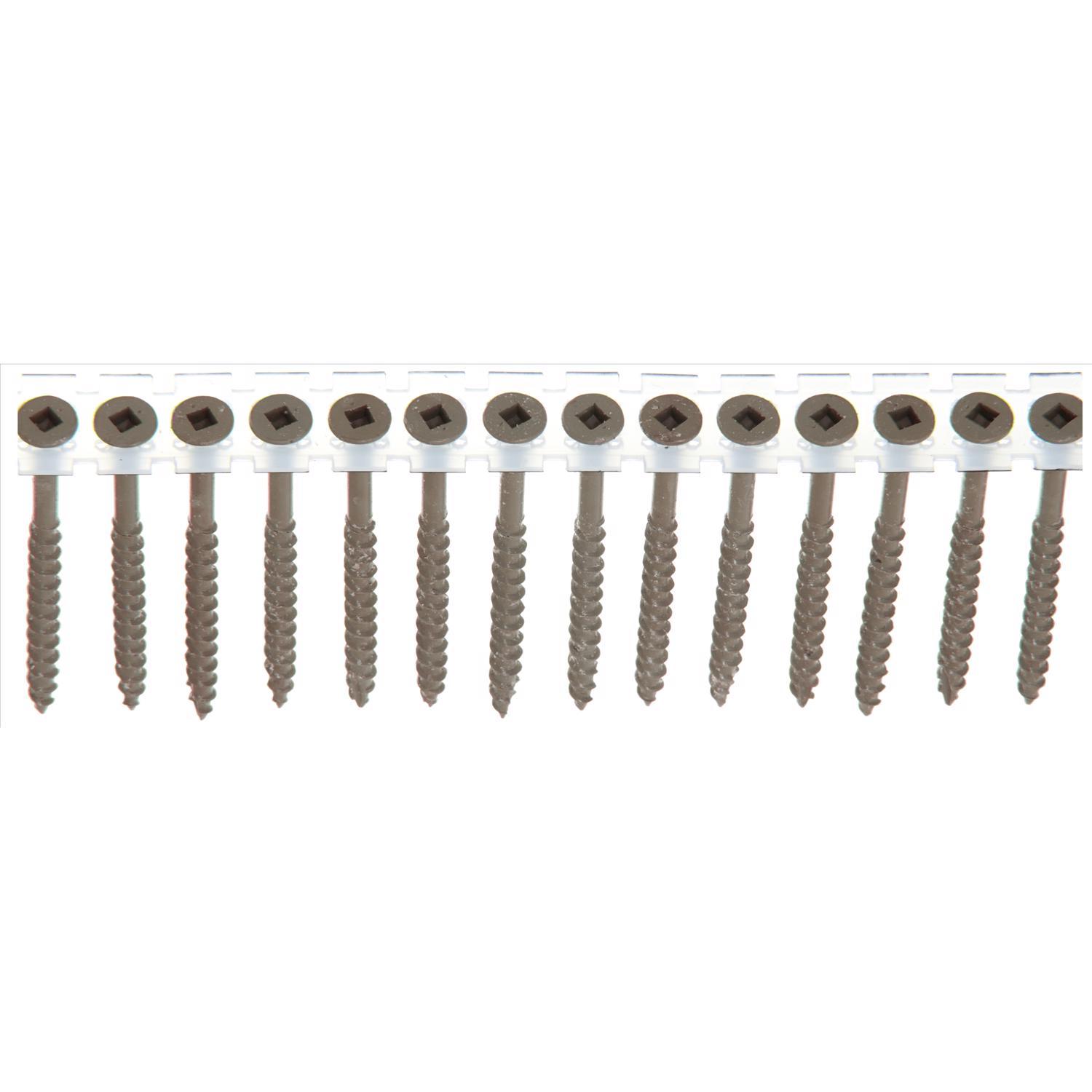 Photos - Nail / Screw / Fastener Senco DuraSpin No. 8 Sizes X 2-1/2 in. L Square Square Head Deck Screws 80 