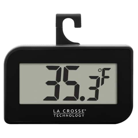 La Crosse Technology 140 deg Digital Thermometer 2.75 in. L X 0.05 in. W  Black - Ace Hardware