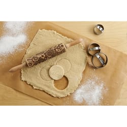 Mrs. Anderson's Baking 15 in. L X 2 in. D Wood Rolling Pin Brown