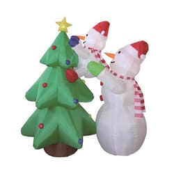 Celebrations Snowman with Tree 6 ft. Inflatable