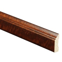 Inteplast Building Products 3/8 in. H X 1-5/16 in. W X 7 ft. L Prefinished Mahogany Polystyrene Trim