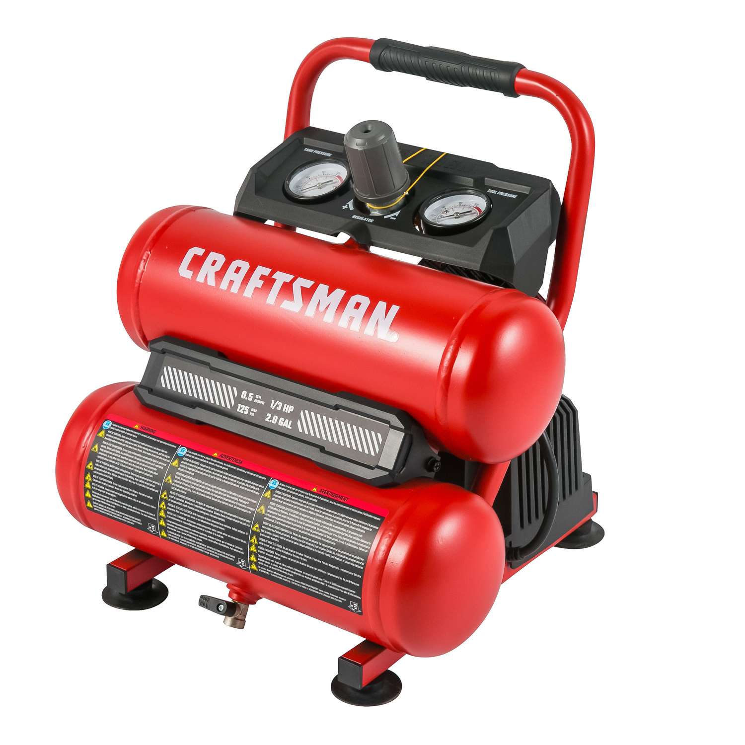 Craftsman twin deals tank air compressor