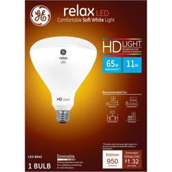 GE Relax BR40 E26 (Medium) LED Bulb Soft White 65 Watt Equivalence 1 pk