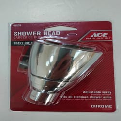 Ace Chrome Brass 6 settings Adjustable Showerhead 2.5 gpm