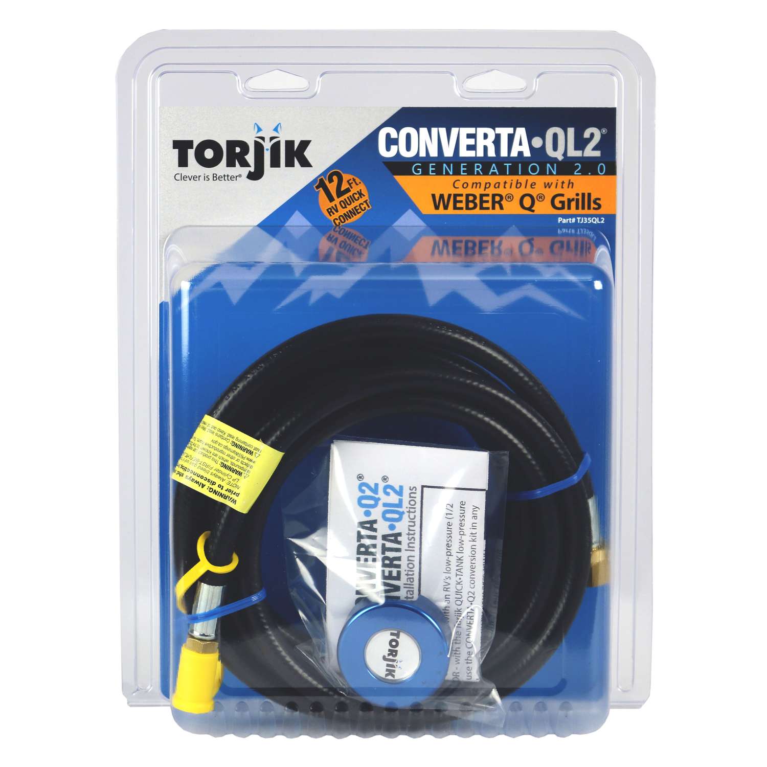 Torjik Converta QL2 12 ft. L Propane Connection Kit 1 pk Ace Hardware