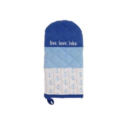 Pavilion We People Blue Life Love Lake Cotton Oven Mitt