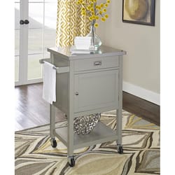 Linon Home Decor 18 in. W X 22 in. L Rectangular Kitchen Cart