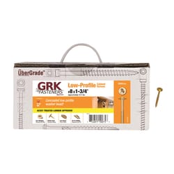 GRK Fasteners No. 8 X 1-3/4 in. L Star Coated W-Cut Cabinet Screws 2000 pk