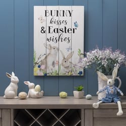 Glitzhome Easter Wall sign Wood 1 pc