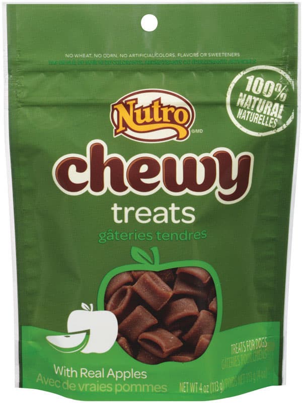 UPC 079105113441 product image for Nutro Chewy Apple Dog Treats 1 pk 4 oz. | upcitemdb.com