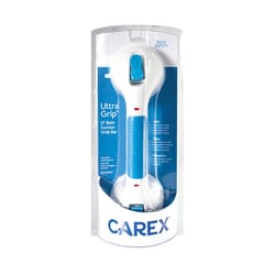 Carex Health Brands Ultra Grip Blue/White Grab Bar Plastic 4.5 in. H X 12 in. L